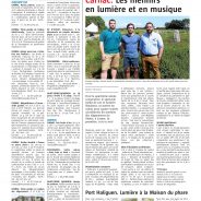 Port Haliguen. Lumière à la Maison du phare – Le Télégramme – 27 juillet 2017