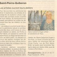Les artistes ouvrent leurs ateliers – Ouest-France – 16 septembre 2017