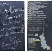 L’ARTDOISE : exposition dans les bars et restaurants de la presqu’île du 26 mai au 11 juin 2023