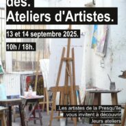 Portes ouvertes des ateliers d’artistes les 13 et 14 septembre