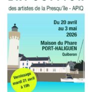 Exposition à Quiberon, Maison du phare –  20 avril au 3 mai 2026